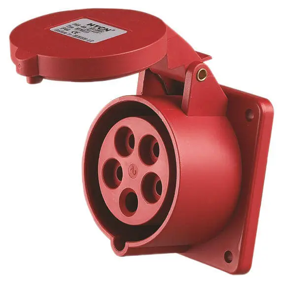 Розетка CEE 315-6f7v 16А 3P+N+E IP44