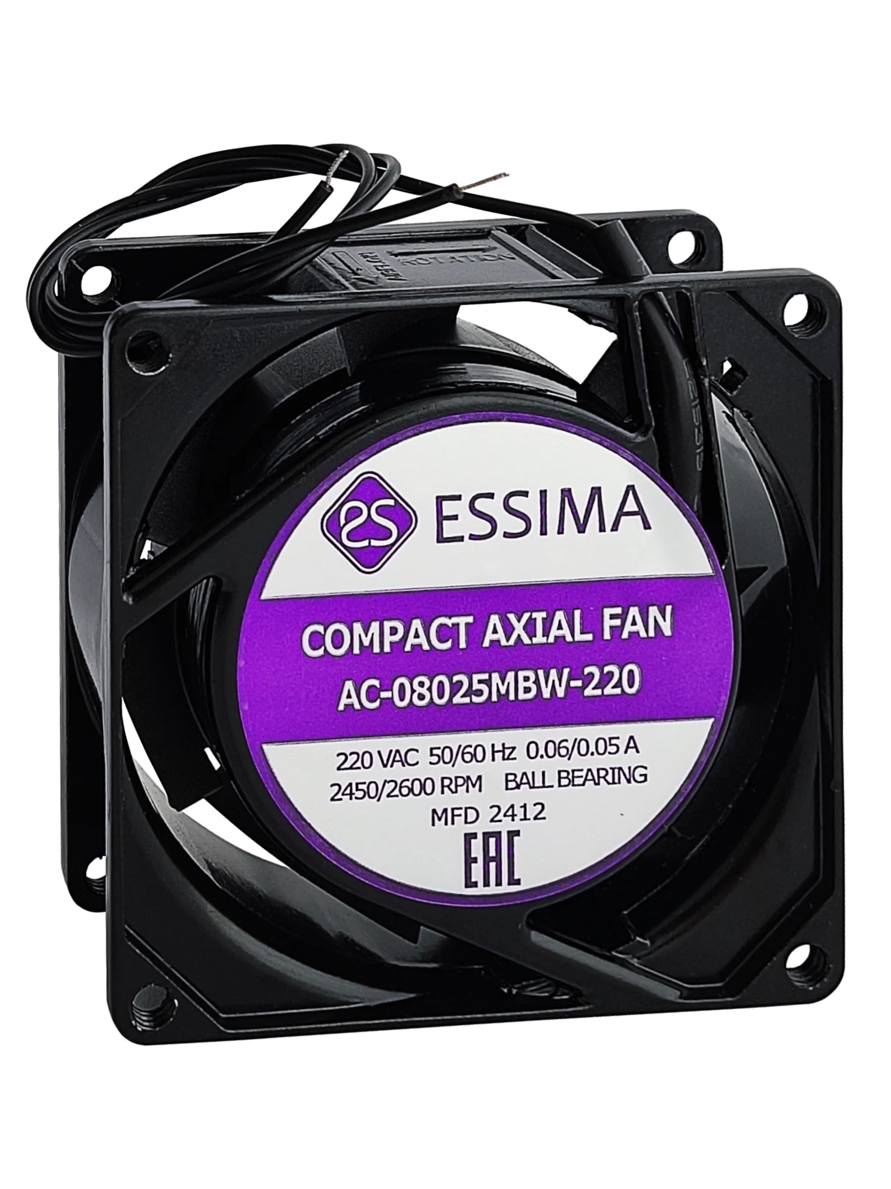 Вентилятор осевой компактный AC-08025MBW-220