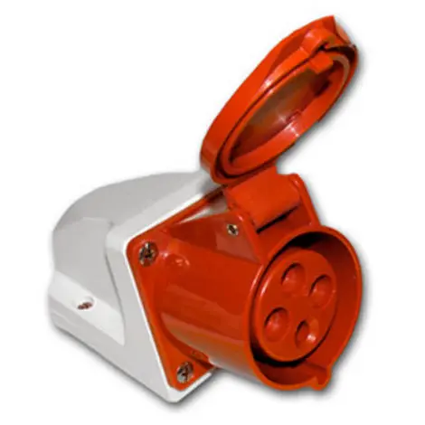 Розетка AM-114-6 16А 3P+E IP44