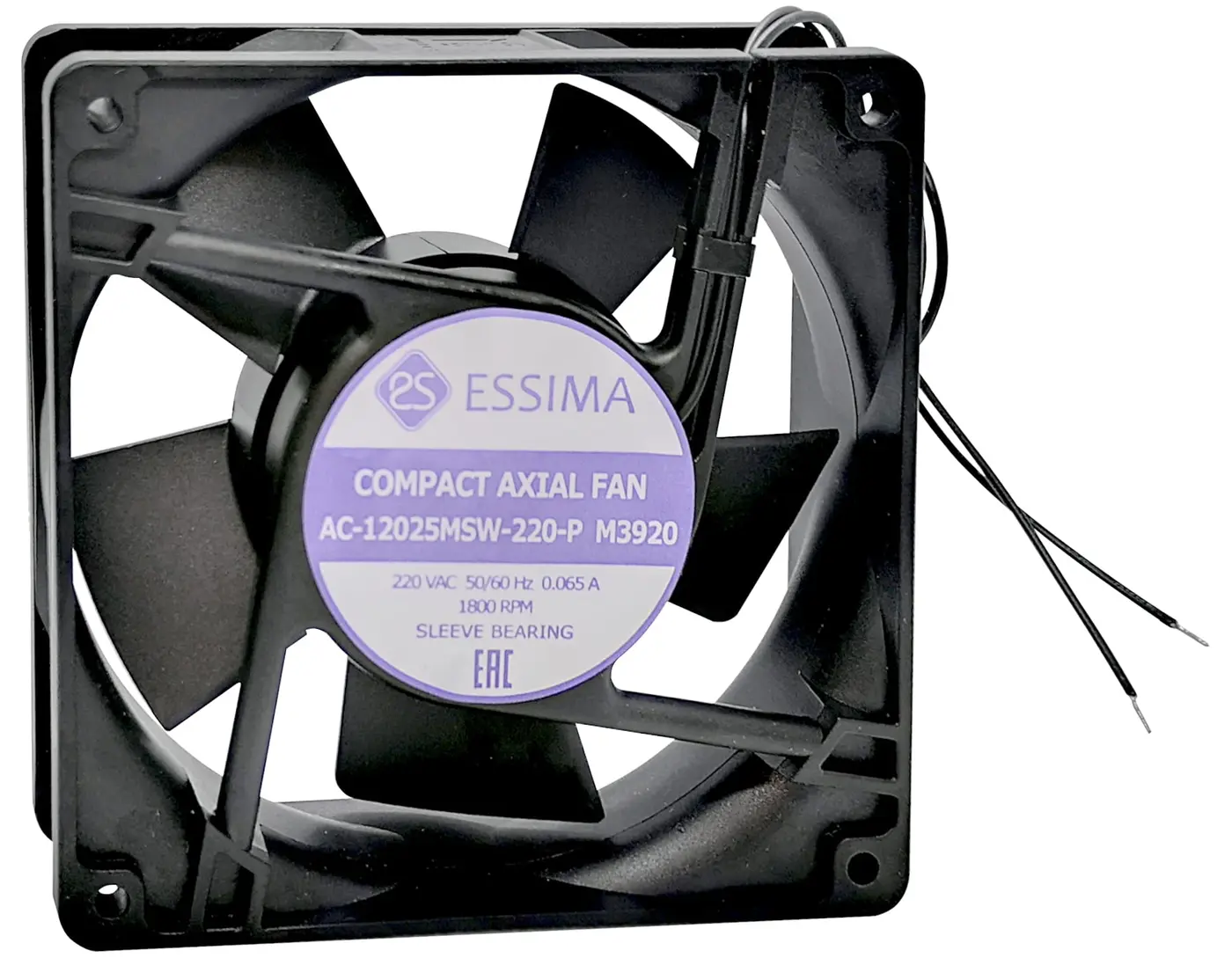 Вентилятор осевой компактный AC-12025MSW-220-P