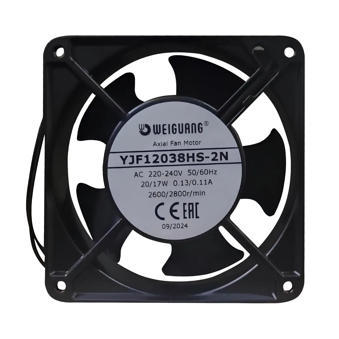 Вентилятор YJF 12038 HS (120х120х38) WG