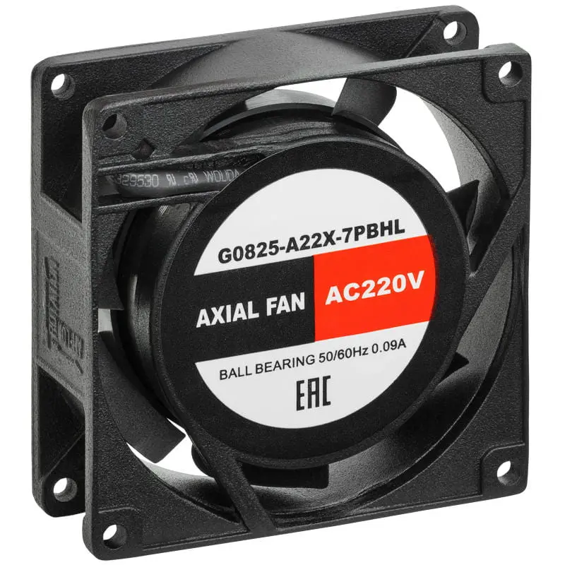 Осевой компактный вентилятор G0825-A22X-7PBHL 230В АС
