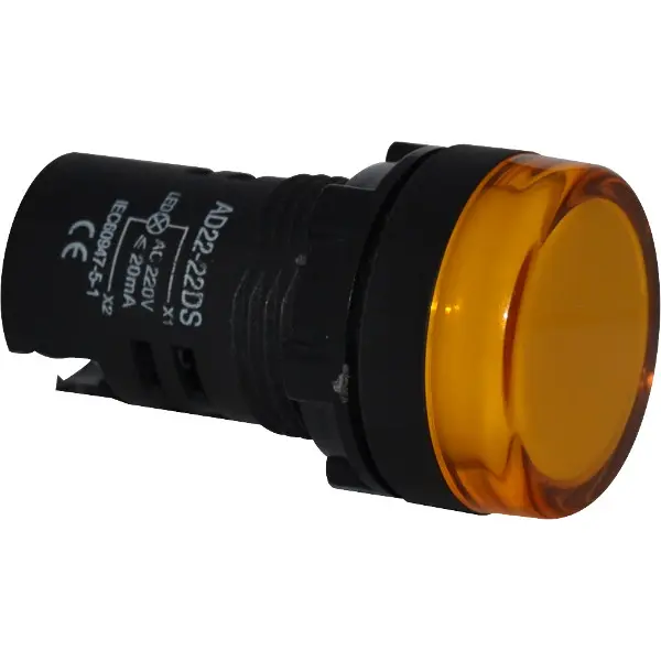 Индикатор AD16-22DS желтый