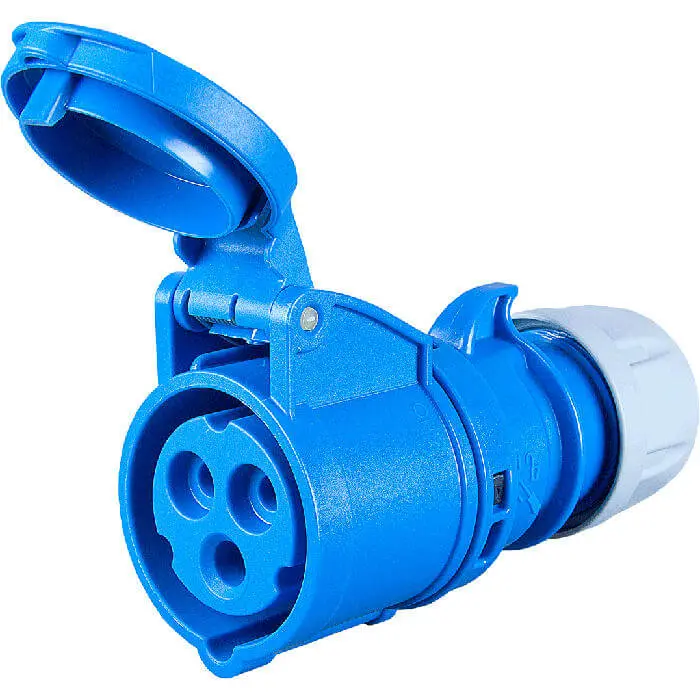 Розетка кабельная 213-6 16A 2P+E IP44