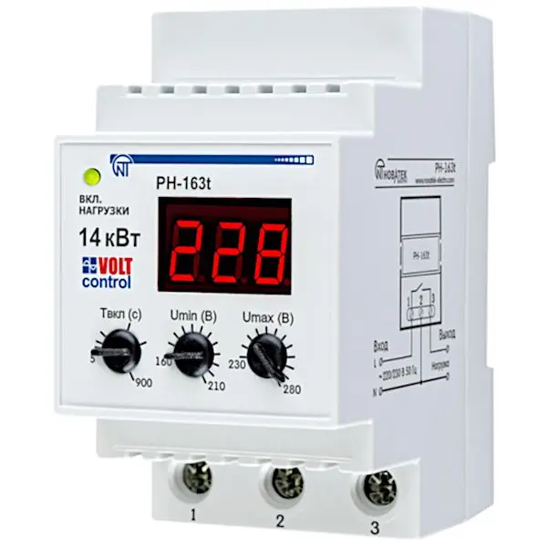 Реле напряжения РН-163Т «Volt Control» 63А
