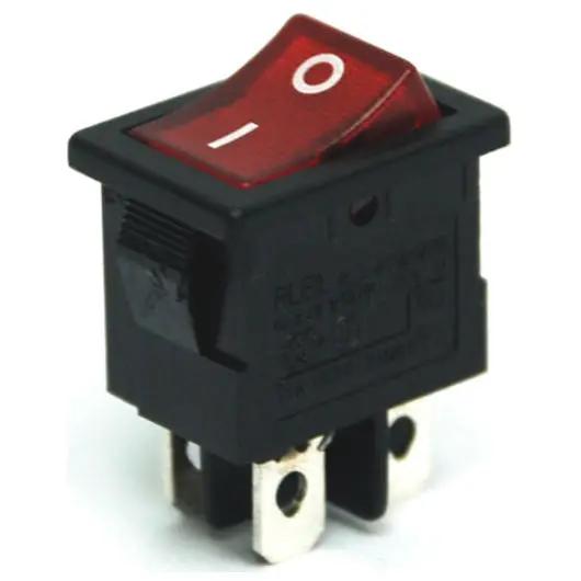 Клавишный выключатель SR21N2 BLACK RED