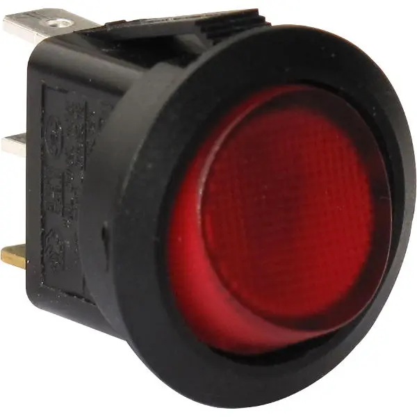 Клавишный выключатель SR06NR BLACK RED