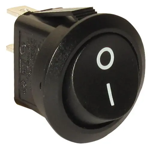 Клавишный выключатель SR06NR Black
