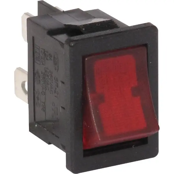 Клавишный выключатель SR21N RED LIGHT