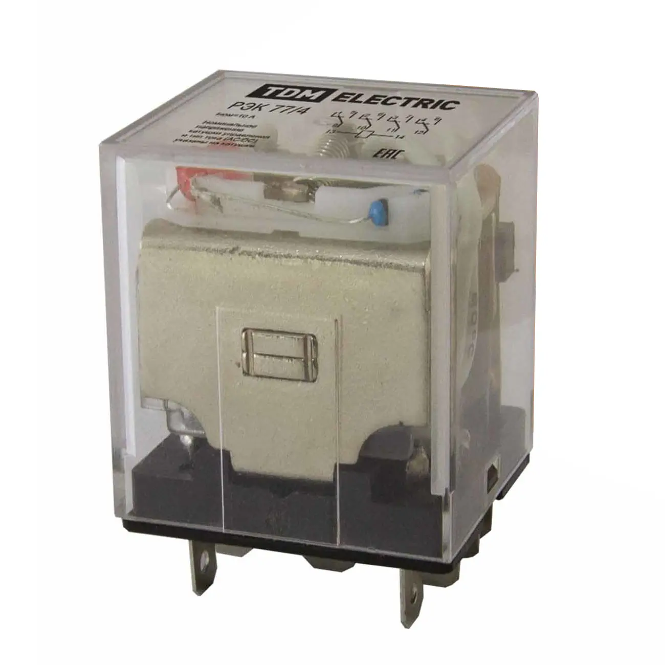 Реле РЭК77/4 с инд. 10А 12В AC SQ0701-0055