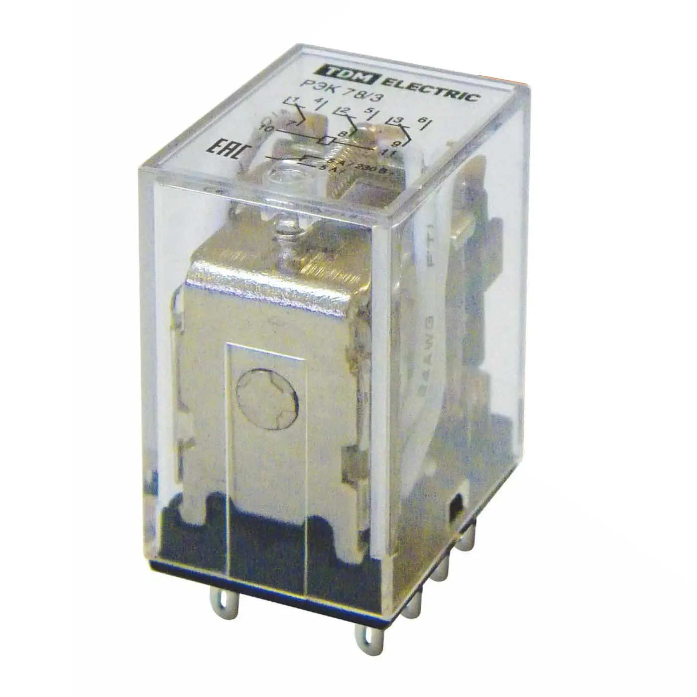 Реле РЭК78/3 5А 12В АC SQ0701-0034