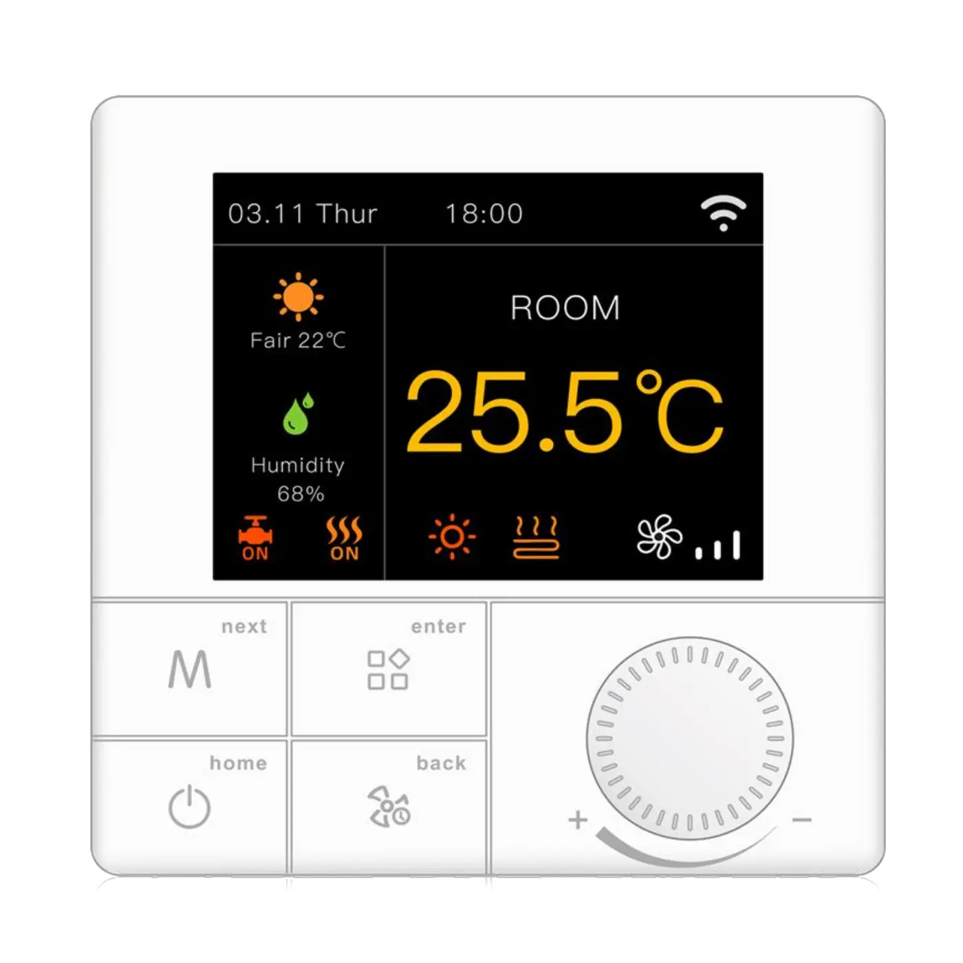 Термостат электронный TCR8WIFI-AC4 для 4-трубного фанкойла